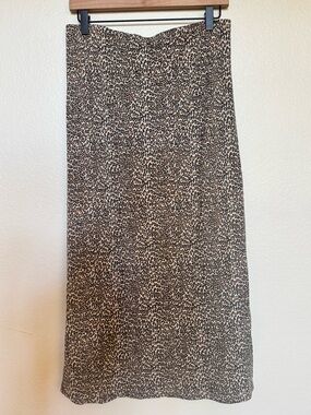 American Eagle Outfitters Leopard Print Maxi Skirt - Brown & Black